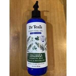 New! Dr. Teals Tea Tree And Peppermint 16oz Conditioner
